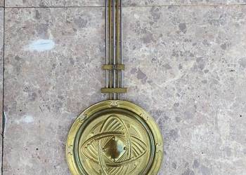 663 Wahadło rusztowe starego zegara Junghans tłoczone 11,5cm dł 32cm