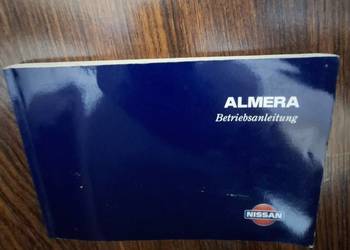 Książka instrukcja obsługi Nissan Almera N16 nie serwisowa.