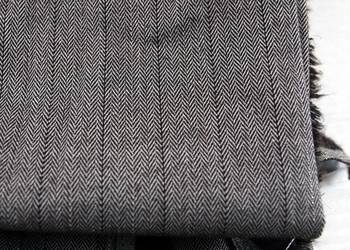 Szara tkanina na spodnie, sukienki - wyprzedaż tkanin i dzianin