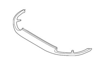 VOLVO V60 S60 dokladka listwa zderzaka przod carbon R-Design 31664468 OE