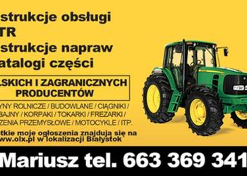 instrukcję napraw do ciągników marki CLAAS