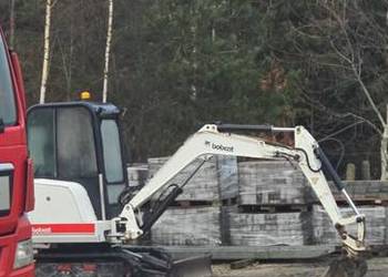 Mini koparka gąsienicowa bobcat 331 3,2t dużą mocna zamiana