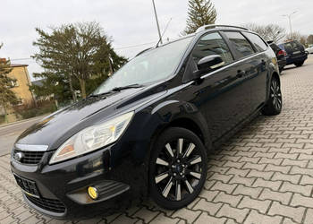 Ford Focus Ford Focus Lift 1.6B 2009r Klimatyzacja Półskóra Black Magic Al…