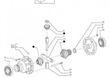 New Holland T6010 Mechanizm róźnicowy 87372490