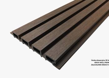 Deska elewacyjna 3D lamelowa 4DECK WALL PREMIUM 26x219x2900 ORZECH WŁOSKI