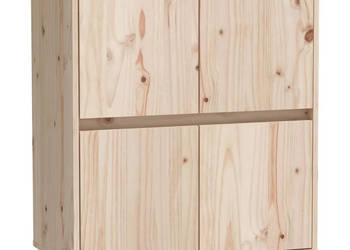 Szafka 60 x 34 x 75 cm lite drewno sosnowe WM-813375