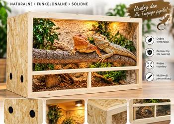 Terrarium z płyty OSB 150x80x80 cm