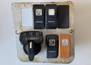 JCB 541-70 Panel Przełączników Przełącznik Przycisk Klawisz Guzik CZĘŚCI