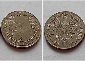 10 zł Kazimierz Wielki 1964r {wypukły i wklęsły}