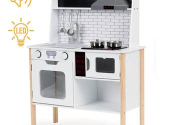Drewniana kuchnia dla dzieci + dźwięki światełka ECOTOYS