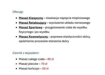 Mobilny Masażysta Grudziądz i okolice
