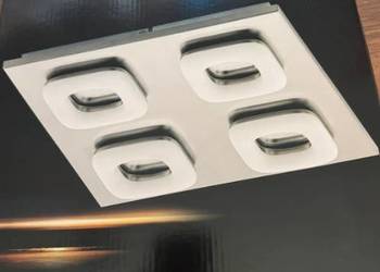Nowy Plafon Led Litago 30cm 4x4W Nikiel Mat