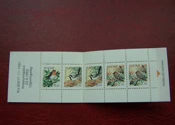 Finlandia 1992 Karnet MNH Fauna Ptaki