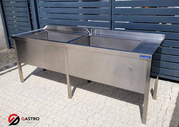 Basen gastronomiczny 2-kom 210x70x85 cm