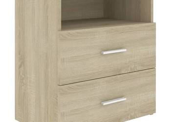 vidaXL Szafka nocna, dąb sonoma, 50x32x60 cm(SKU:803278)