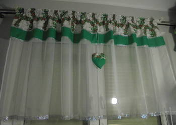 firanka świateczna 210/90cm+serducho69zł nowa firanka / mozl