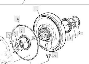 John Deere 6800 6900 Zestaw Sprzęgła Skrzyni Biegów CZĘŚCI AL159442