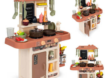 Kuchnia dla dzieci dźwięki led generator pary 42 akcesoria