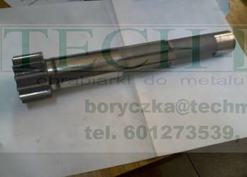 wałek suportu z=13 do tokarki TUR50