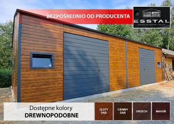 Garaż Blaszany HALA -MAGAZYN - Garaże Blaszane - Złoty Dąb - ESSTAL-
