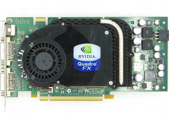 NVIDIA Quadro FX 3450 256MB 256bit GDDR3 Dual DVI-I S-VIDEO PCIe x16 retro