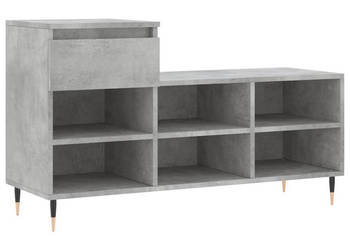 Szafka na buty szarość betonu 102x36x60 cm WM-831360