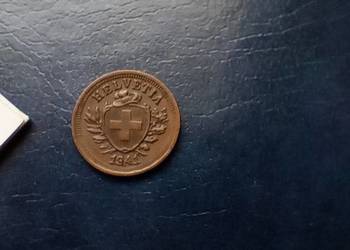 Stare monety 1 rappen 1941 Szwajcaria