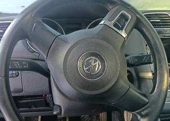 Kierownica 3 ramienna skórzana z poduszką golf 6 Tiguan caddy