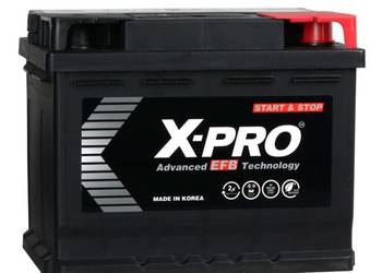 Akumulator X-PRO EFB 60Ah 560A EN Prawy Plus