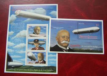 Grenada 2000 MNH Zeppelin Lotnictwo Statki Powietrzne