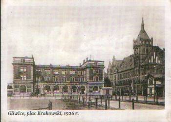 K.Poczt. Gliwice, Plac Krakowski  **  1926r