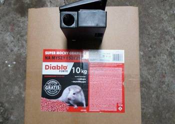 Trutka Na Myszy Szczury 10kg Skuteczny Granulat Na Gryzonie + gratisy