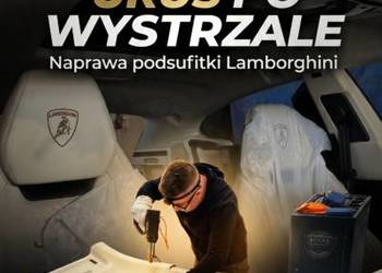 Naprawa podsufitki , regeneracja foteli po wystrzale