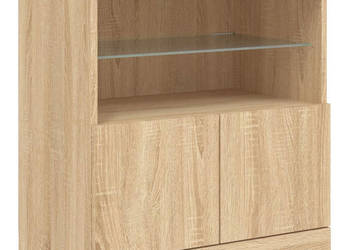 Szafka z oświetleniem LED dąb sonoma 60x37x67 cm WM-836653