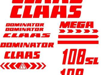 naklejki claas dominator 108 sl