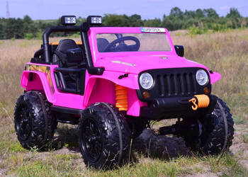 BAWIBUS.PL auto samochód na akumulator JEEP 4x4 do 100kg dziewczynki