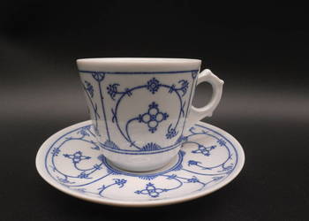 Filiżanka ze spodkiem Jäger Eisenberg "Blau Saks" | Wzór Słomkowy