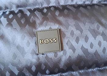 Kamizelka pikowana Hugo Boss - granatowa monogram, nowy model - S