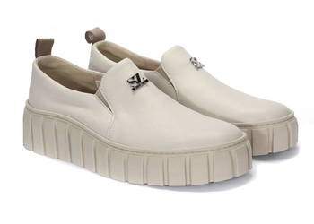 Sneakersy na platformie białe (roz 36 - 41)