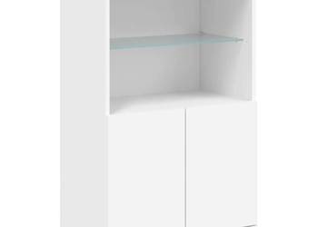 vidaXL Szafka z oświetleniem LED, biała(SKU:836665)