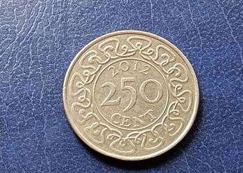 Stare monety 250 cent 2012 Surinam