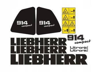 Naklejki oklejenie naklejka - LIEBHERR 914