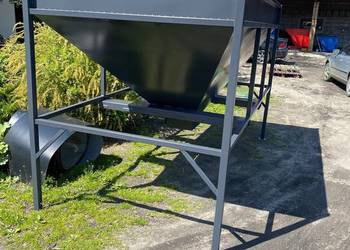 Kosz zasypowy, paczkarka, Bufor przyjęciowy do big bag 2m3 GWARANCJA