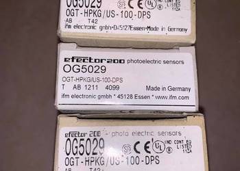 IFM EFECTOR200 PHOTOELECTIC SENSOR OG5029