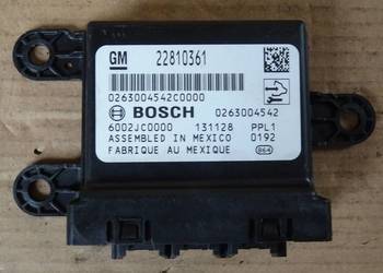 Moduł czujników i systemu parkowania parktronic Opel Bosch