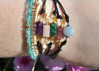 Bransoletka z kamieni naturalnych.