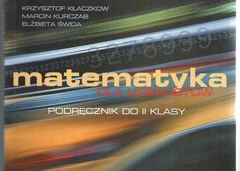 MATEMATYKA DLA LICEALISTÓW PODRĘCZNIK DO II KLASY