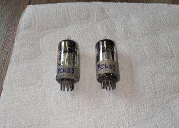 Lampy elektronowe: PCL83 (sparowane), cena za 2 szt.