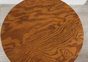 Stolik okrągły plus dwa krzesła