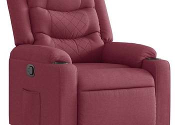 vidaXL Fotel rozkładany, winna czerwień(SKU:4019922)